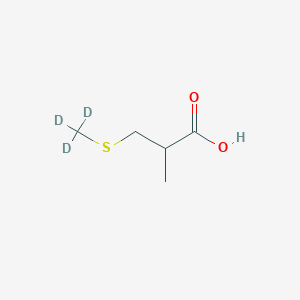 2-Methyl-3-(methylsulfanyl)propionic Acid-d3