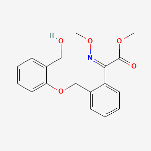 molecular formula C18H19NO5 B13845108 2-Desmethyl-2-hydroxymethyl Kresoxim-methyl 