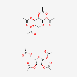 Mixture of 1,2,3,5-Tetra-O-acetyl-L-arabinofuranose and Tetra-O-acetyl-alpha-L-arabinopyranose