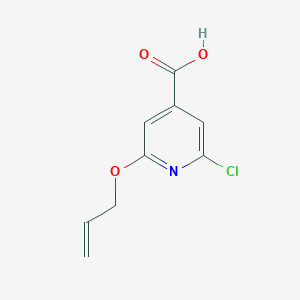 2-Chloro-6-prop-2-enoxypyridine-4-carboxylic acid