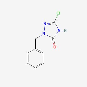 2-Benzyl-5-chloro-2,4-dihydro-3H-1,2,4-triazol-3-one