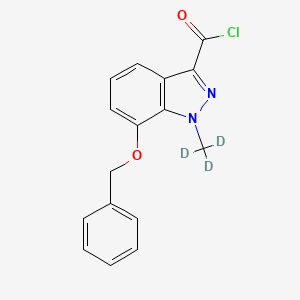 7-(Benzyloxy)-1-methyl-1H-indazole-3-carbonyl Chloride-D3