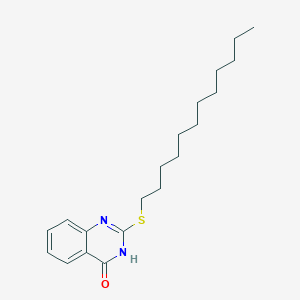 molecular formula C20H30N2OS B1384535 2-dodecylsulfanyl-3H-quinazolin-4-one CAS No. 1311316-90-1