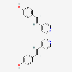 B1384541 4,4'-Bis(4-hydroxystyryl)-2,2'-bipyridine CAS No. 166827-48-1