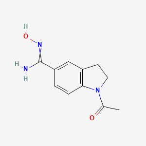 1-acetyl-N'-hydroxy-2,3-dihydroindole-5-carboximidamide