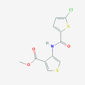 Methyl 4-{[(5-chloro-2-thienyl)-carbonyl]amino}thiophene-3-carboxylate