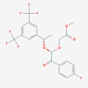 Methyl 2-((S)-1-((S)-1-(3,5-bis(Trifluoromethyl)phenyl)ethoxy)-2-(4-fluorophenyl)-2-oxoethoxy)acetate