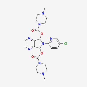 6-(5-Chloropyridin-2-yl)-6,7-dihydro-5H-pyrrolo[3,4-b]pyrazine-5,7-diyl bis(4-methylpiperazine-1-carboxylate)