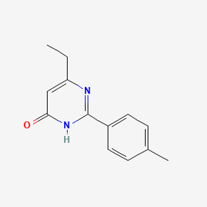 B1384553 6-Ethyl-2-(4-methylphenyl)-3,4-dihydropyrimidin-4-one CAS No. 1154549-27-5