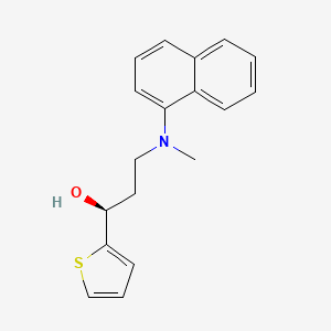 molecular formula C18H19NOS B13845544 O-Denaphthyl N-(1-Naphthyl) Duloxetine 