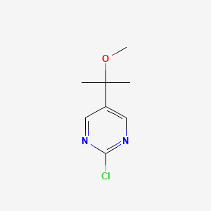 molecular formula C8H11ClN2O B13845565 2-Chloro-5-(1-methoxy-1-methylethyl)pyrimidine 