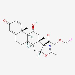 molecular formula C24H30INO5 B13845603 21-Desacetyl 21-O-Iodometyl Deflazacort 