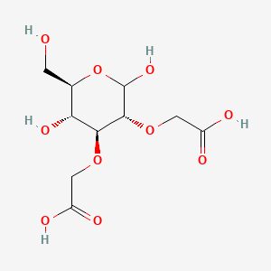 2-[(3R,4S,5R,6R)-3-(carboxymethoxy)-2,5-dihydroxy-6-(hydroxymethyl)oxan-4-yl]oxyacetic acid