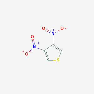 molecular formula C4H2N2O4S B13845652 Thiophene, 3,4-dinitro- CAS No. 19985-45-6