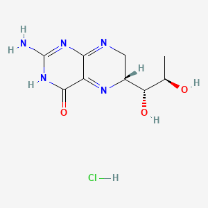 (6R)-2-amino-6-[(1R,2R)-1,2-dihydroxypropyl]-6,7-dihydro-3H-pteridin-4-one;hydrochloride