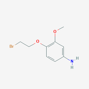 4-(2-Bromoethoxy)-3-methoxyaniline