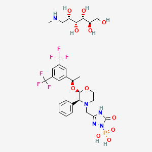 (1'R,2S,3R)-Defluoro Fosaprepitant Dimeglumine