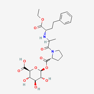 molecular formula C26H36N2O11 B13845828 Enalapril Acyl Glucuronide 