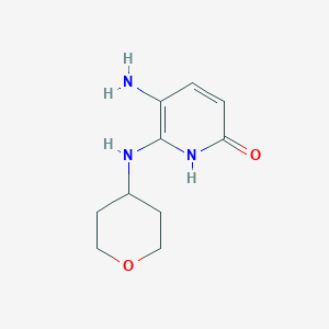 5-amino-6-(oxan-4-ylamino)-1H-pyridin-2-one