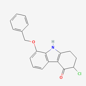 8-(Benzyloxy)-3-chloro-2,3-dihydro-1H-carbazol-4(9H)-one