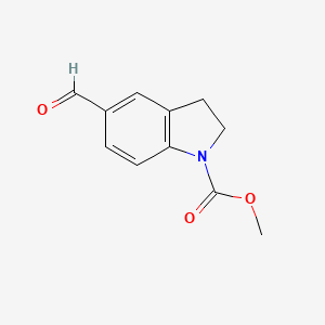 Methyl 5-formyl-2,3-dihydroindole-1-carboxylate