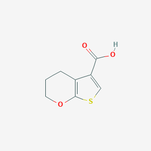 3,4-dihydro-2H-thieno[2,3-b]pyran-5-carboxylic acid