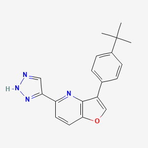 3-(4-tert-butylphenyl)-5-(2H-triazol-4-yl)furo[3,2-b]pyridine