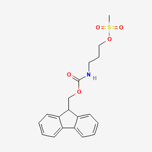 3-((((9H-Fluoren-9-yl)methoxy)carbonyl)amino)propyl Methanesulfonate