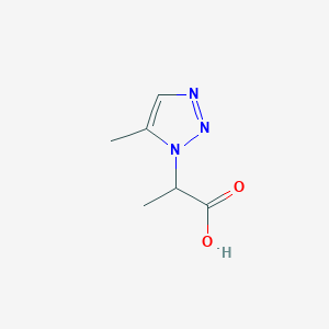 molecular formula C6H9N3O2 B13845956 2-(5-Methyltriazol-1-yl)propanoic acid 