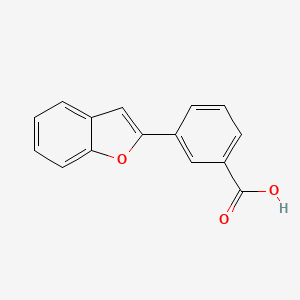 molecular formula C15H10O3 B13845981 3-(2-Benzofuranyl)benzoic acid CAS No. 835595-07-8