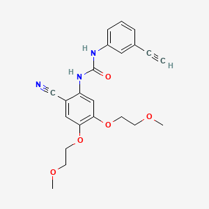 1-(2-Cyano-4,5-bis(2-methoxyethoxy)phenyl)-3-(3-ethynylphenyl)urea