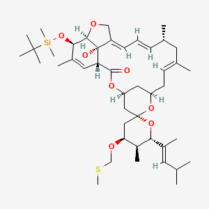 molecular formula C44H70O8SSi B13846048 (I2,3S)-23-Des(methoxyimino)-23-[(methylsulfanyl)methoxy]moxidectin O-TBS 