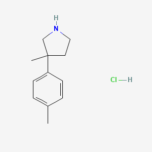 3-Methyl-3-(4-methylphenyl)pyrrolidine Hydrochloride