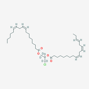 molecular formula C39H65ClO4 B13846070 rac-1-Linoleoyl-2-linolenoyl-3-chloropropanediol-d5 