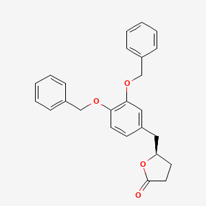 (R)-5-(3,4-Bis(benzyloxy)benzyl)dihydrofuran-2(3H)-one