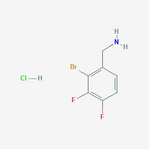 molecular formula C7H7BrClF2N B1384608 (2-Bromo-3,4-difluorophenyl)methanamine hydrochloride CAS No. 2231675-44-6