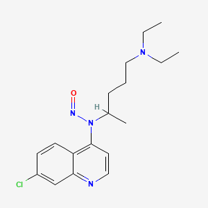 molecular formula C18H25ClN4O B13846090 N-Nitroso Chloroquine 