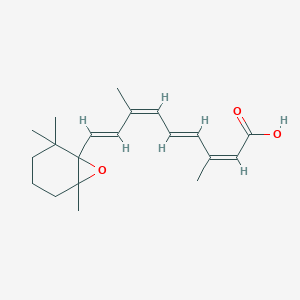 molecular formula C20H28O3 B13846136 (2Z,4E,6Z,8E)-3,7-dimethyl-9-(2,2,6-trimethyl-7-oxabicyclo[4.1.0]heptan-1-yl)nona-2,4,6,8-tetraenoic acid 