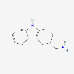 molecular formula C13H16N2 B13846172 2,3,4,9-tetrahydro-1H-carbazol-3-ylmethanamine 