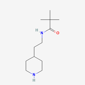 N-(2-(piperidin-4-yl)ethyl)pivalamide