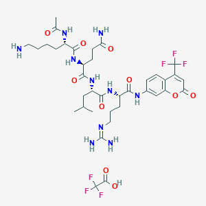 B1384625 Ac-KQLR-AFC Trifluoroacetate CAS No. 1802078-38-1