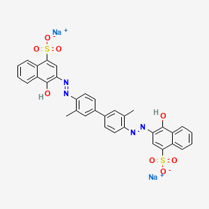 molecular formula C34H24N4Na2O8S2 B1384629 Azo Blue CAS No. 6059-34-3