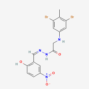 molecular formula C16H14Br2N4O4 B13846365 DNA Ligase Inhibitor 