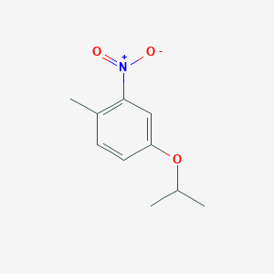 molecular formula C10H13NO3 B13846507 4-Isopropoxy-1-methyl-2-nitrobenzene CAS No. 918445-09-7