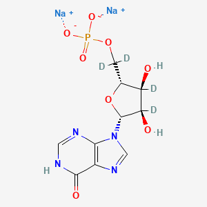 molecular formula C10H11N4Na2O8P B13846539 Inosinic Acid Sodium Salt-d4(major) 