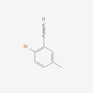 molecular formula C9H7B B1384655 1-Bromo-2-ethynyl-4-methylbenzene CAS No. 2196194-33-7
