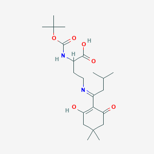 molecular formula C22H36N2O6 B1384664 Boc-Dab(ivDde)-OH CAS No. 1313054-88-4