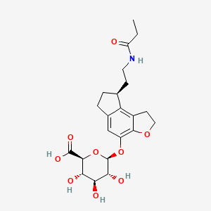 molecular formula C22H29NO9 B13846670 4-Hydroxy Ramelteon beta-D-Glucuronide 