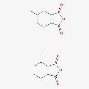 molecular formula C18H24O6 B13846681 4-Methyl-3a,4,5,6,7,7a-hexahydro-2-benzofuran-1,3-dione;5-methyl-3a,4,5,6,7,7a-hexahydro-2-benzofuran-1,3-dione 