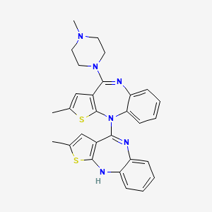 molecular formula C29H28N6S2 B13846695 Olanzapine Dimer Impurity 